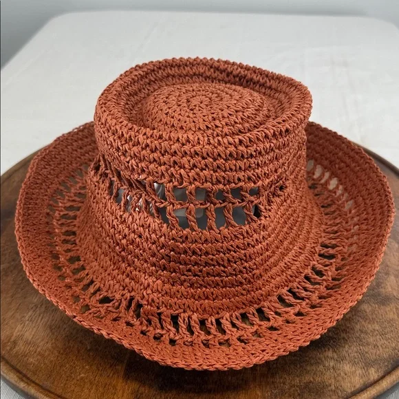 Madewell Hat Wm Small/Medium Paper Woven Sun Hat - Picture 1 of 9